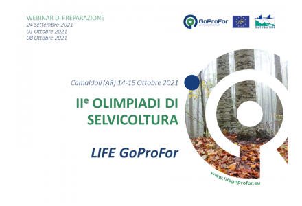 OLIMPIADI DI SELVICOLTURA 2021 - CORSO RISERVATO agli studenti selezionati dei corsi di laurea forestali aderenti all'iniziativa